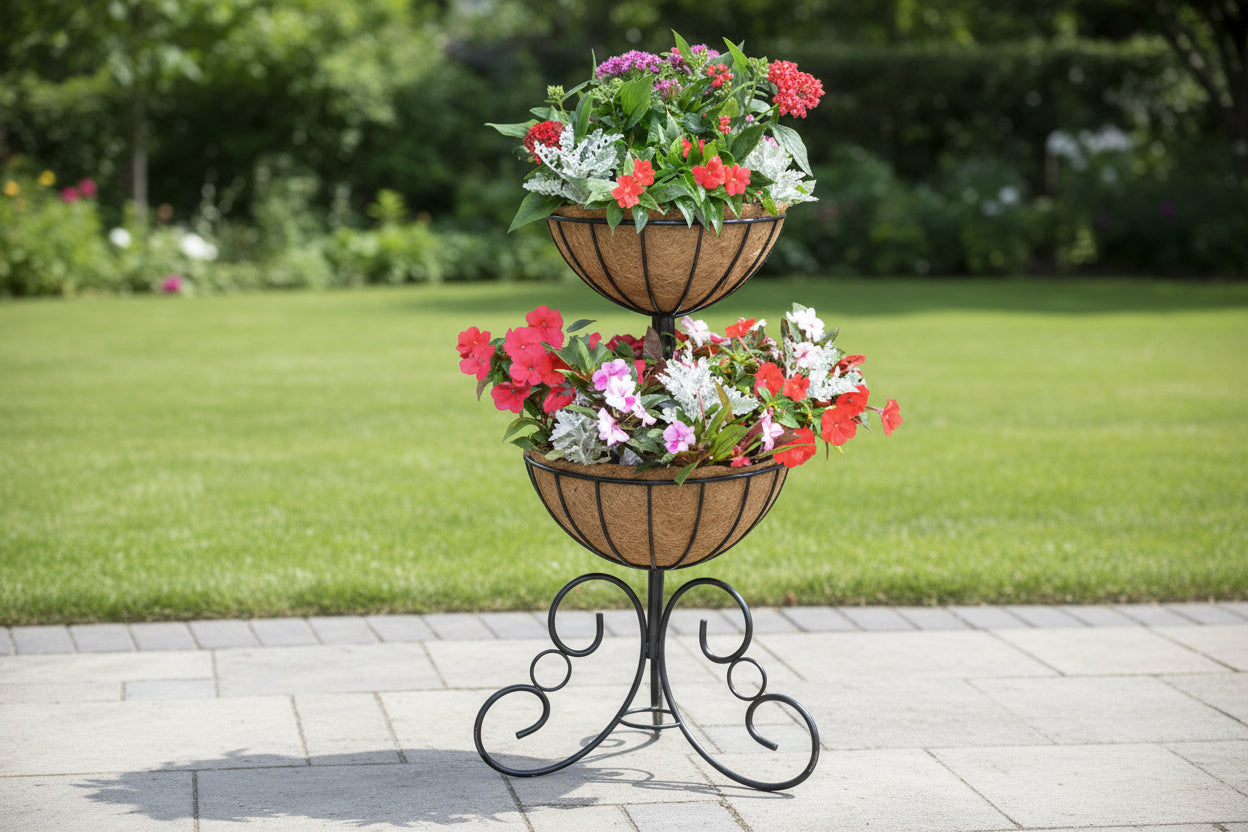 2 Tier Classic Ironwork Planter Kit